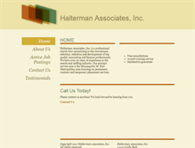 Tablet Screenshot of haltermanassociates.com